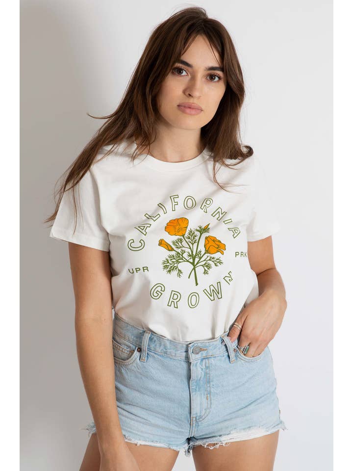 Upper Park Clothing - Wholesale Screen Printed T-Shirt - Women's - California Grown Routine Tee5