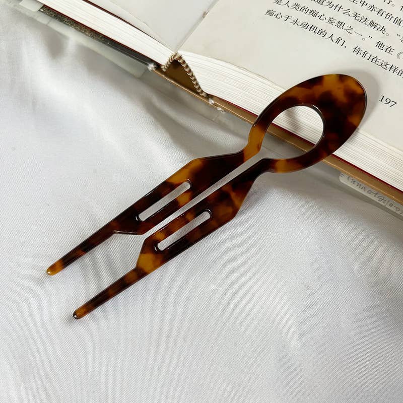 Tourtiwi - Vente Épingles à cheveux - Épingle à cheveux en acétate en forme de U, épingle à cheveux à texture colorée17