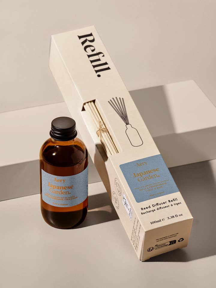Ricarica Diffusore a Bastoncini Ambra Giardino Giapponese per la vendita all'ingrosso da parte di Aery Living