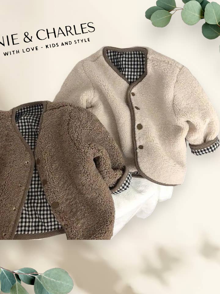 Annie & Charles - Vente Veste – enfant - Veste réversible moelleuse Annie & Charles®