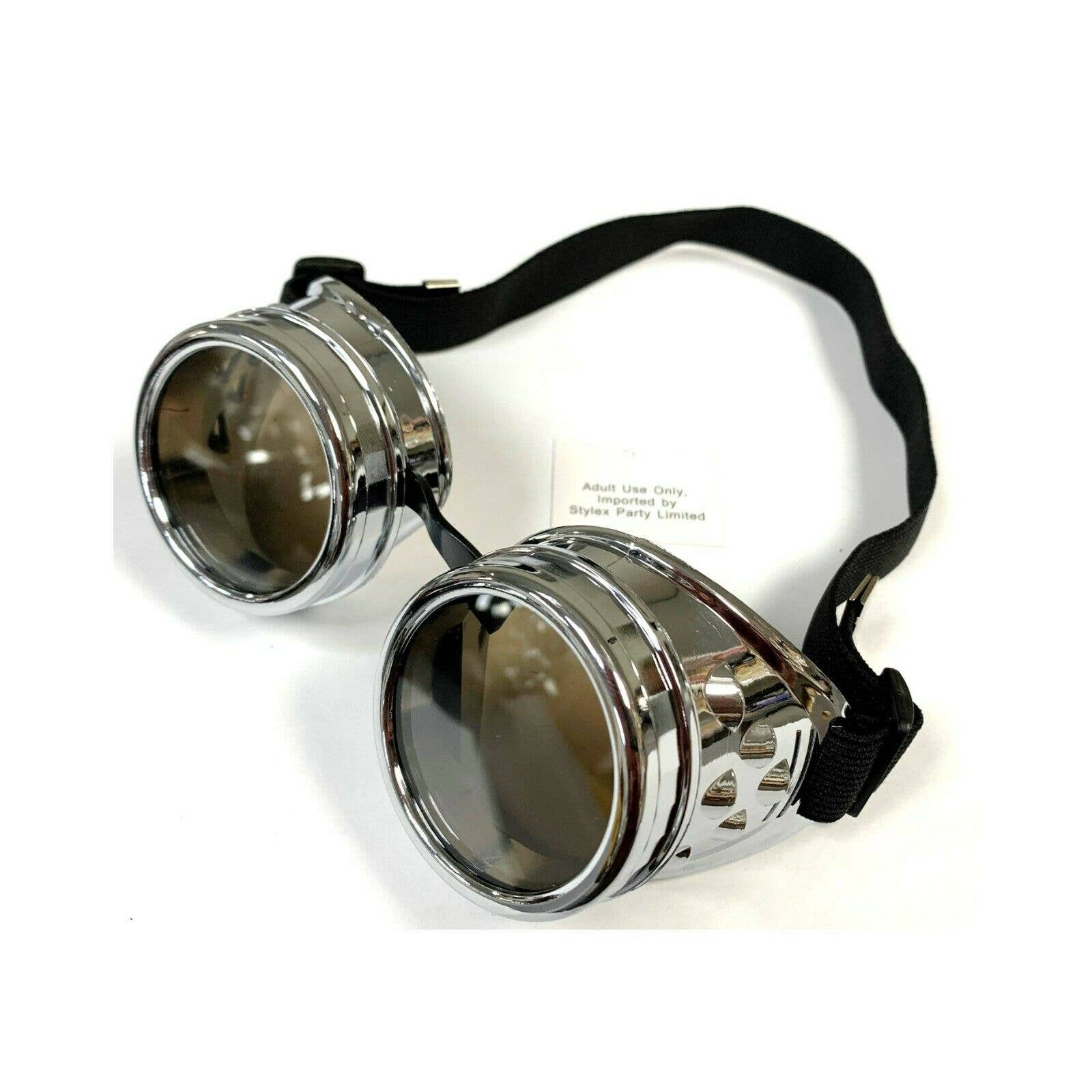 Stylex Party - Vendita all'ingrosso Occhiali da vista - Unisex - Occhiali retrò vintage steampunk neri con punte in stile gotico8