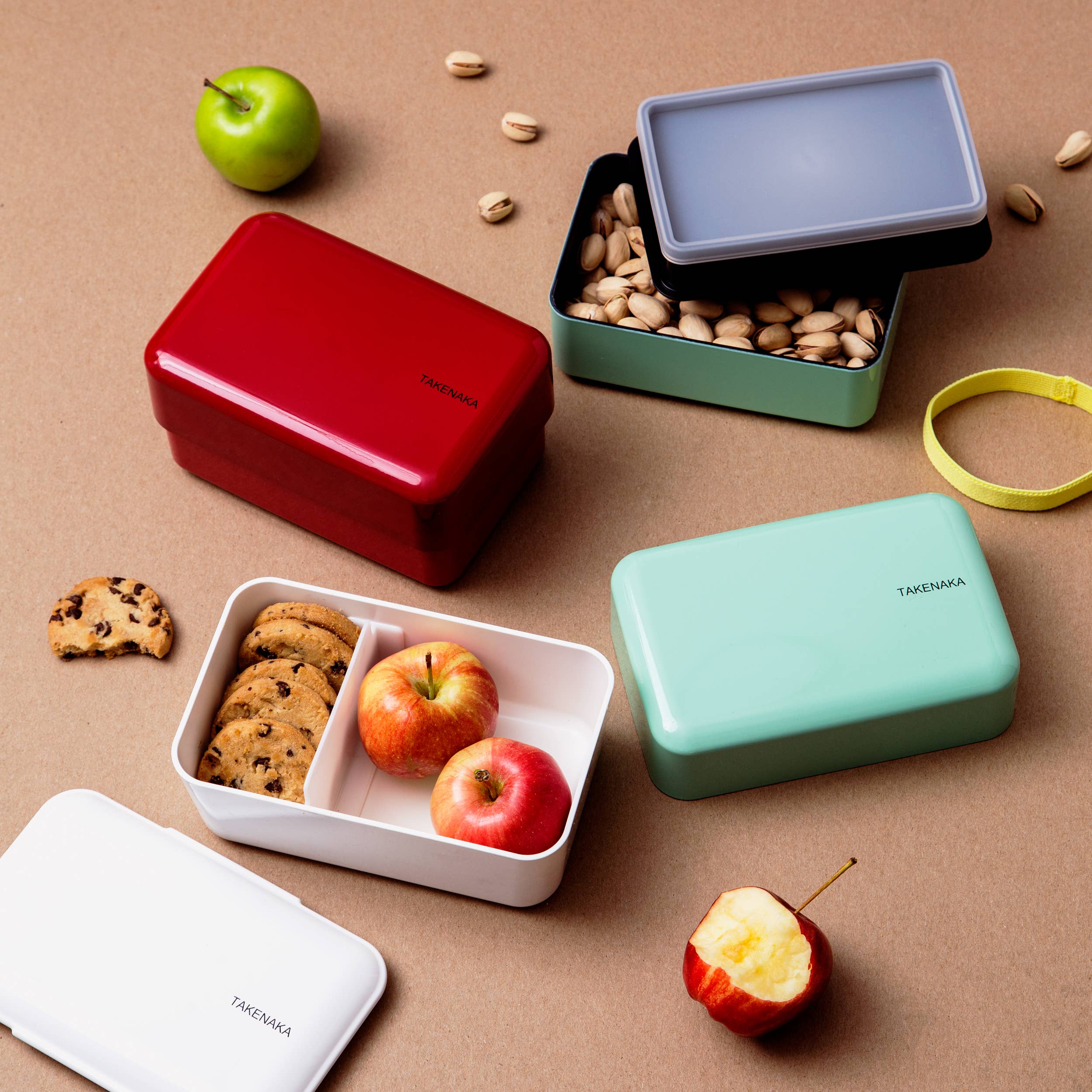 TAKENAKA Bento Box - Wholesale Food Storage Container - Bento Nibble Box - Made of Recycled Plastic Bottles3