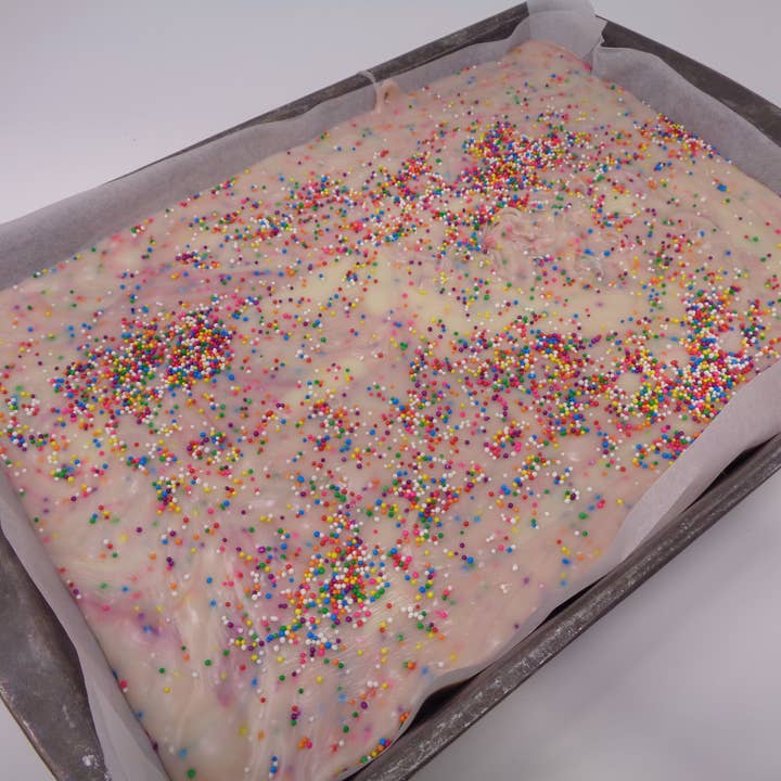 🎂Birthday Cake Fudge 6 Pound Slab🎂 for wholesale by Bear Creek Candy Kitchen