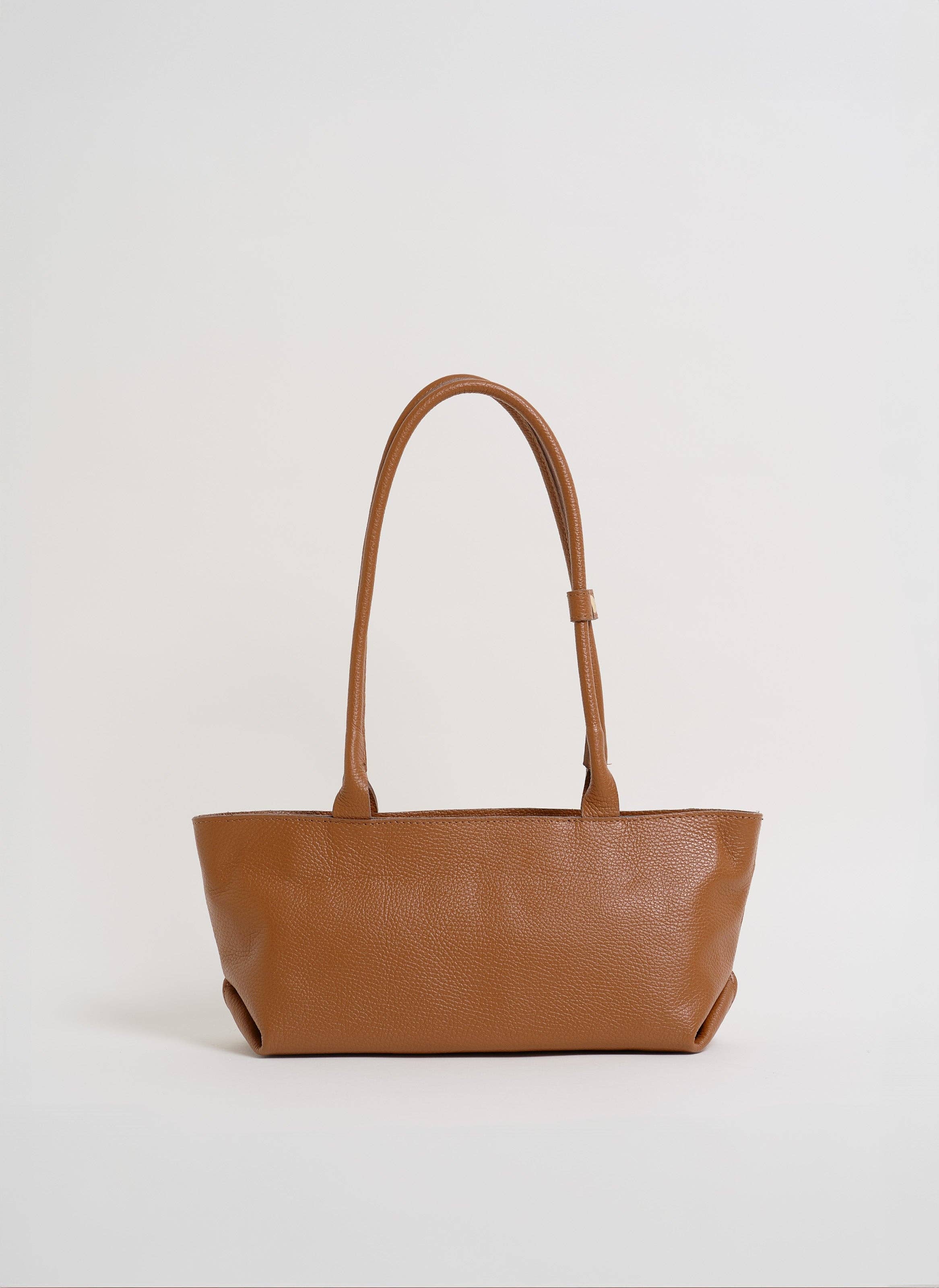 Voemièn - Wholesale Shoulder Bag - Women's - Lola Bag in Tan Togo Leather3