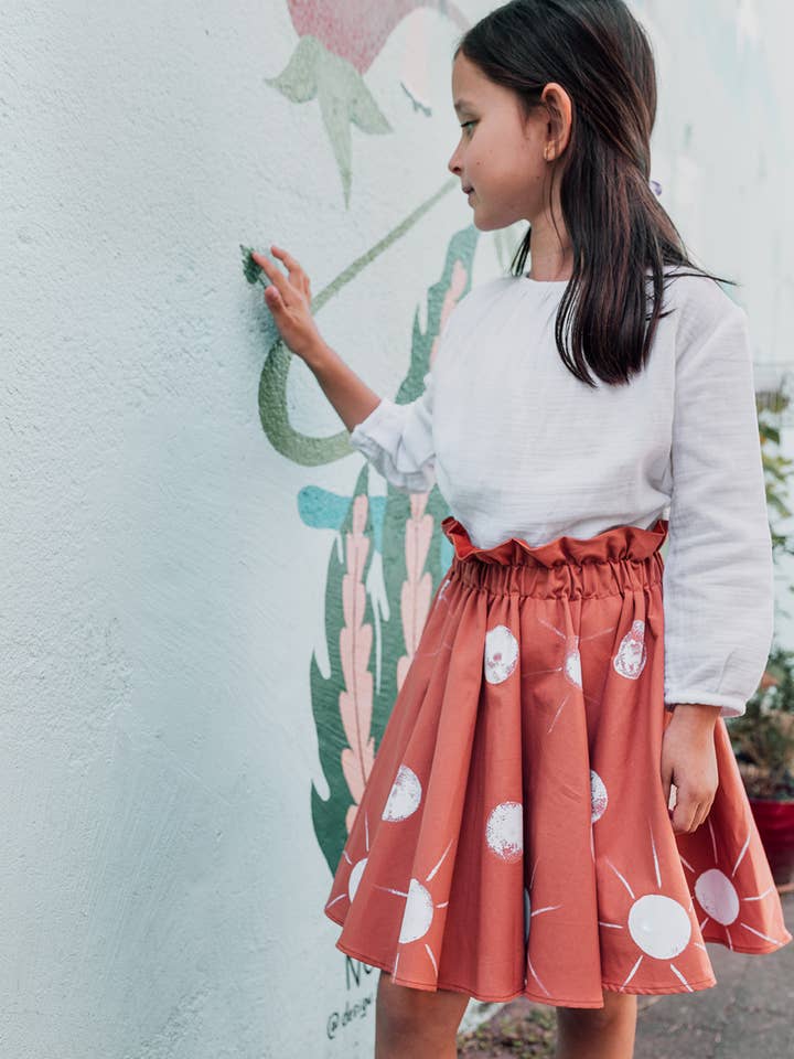 Gonna per bambini Hinatea per la vendita all'ingrosso da parte di Cocotte Firenze