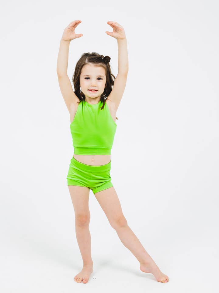 GREEN Dance Set - The Neon Collection for wholesale by Willa B