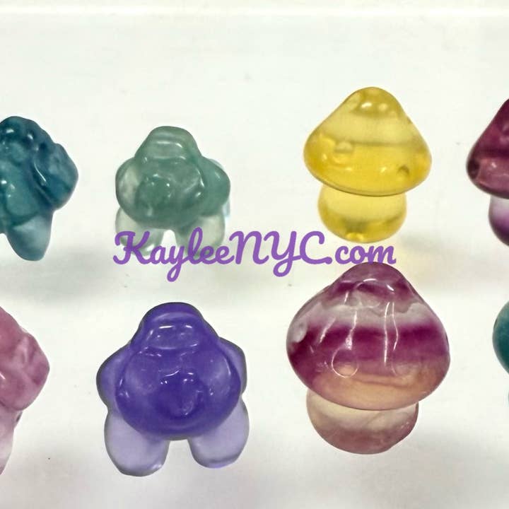 KayleeNYC - Wholesale Spiritual Stone/Crystal - Mix Mini Candy Fluorite Carvings Crystal Healing4