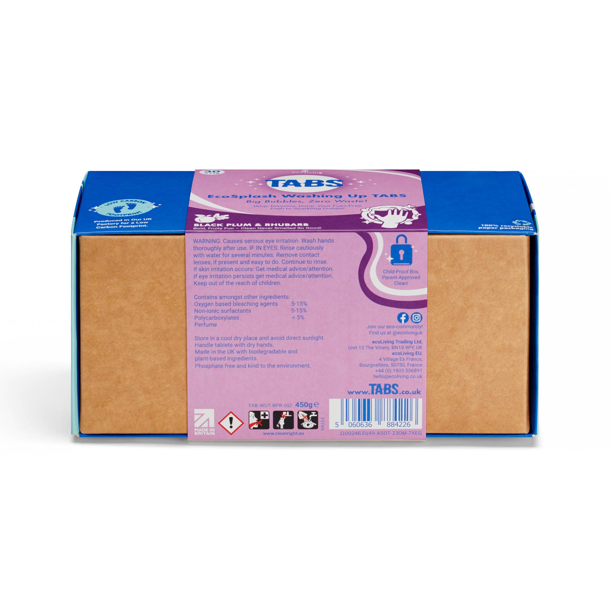 ecoLiving - Wholesale Dish Soap - TABS Washing Up Tablets -  EcoSplash UK6