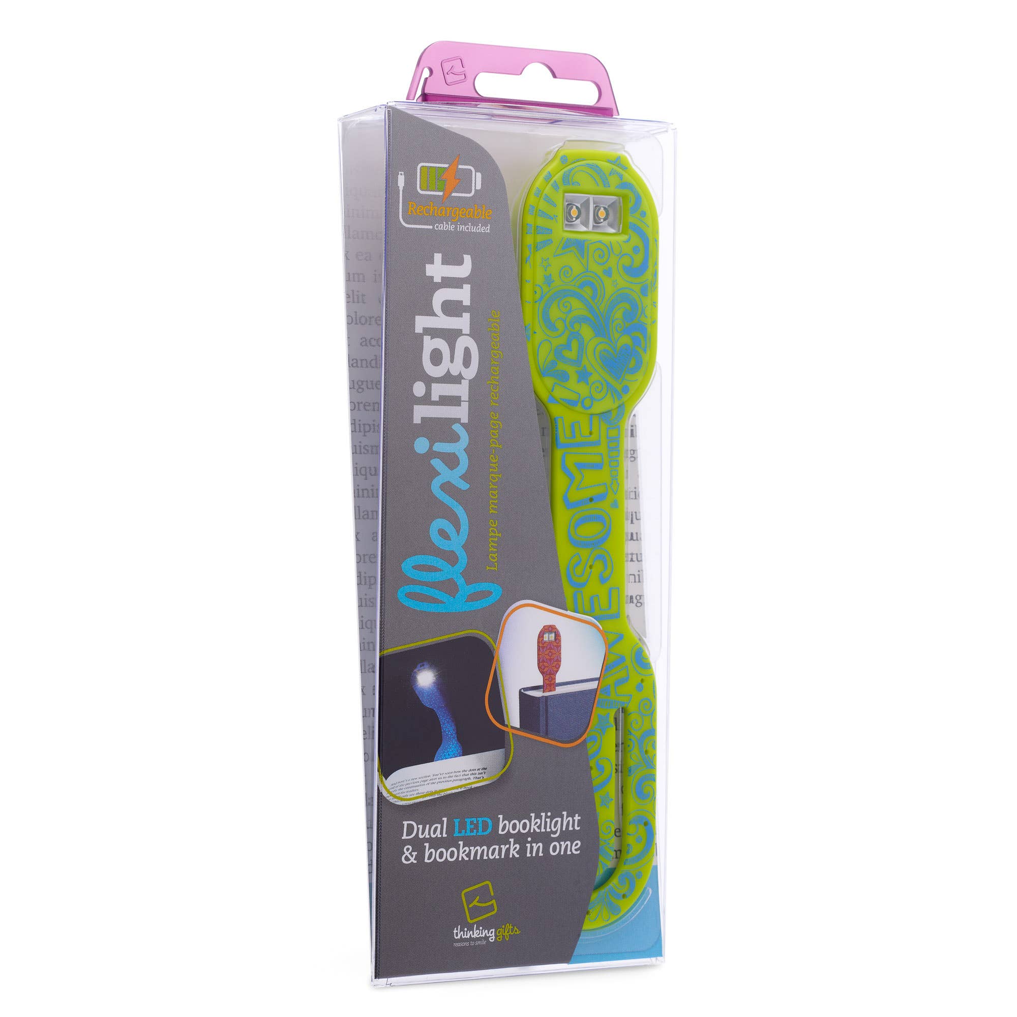 Thinking Gifts Company Ltd - Wholesale Booklight - Flexilight Rechargeable Classic BookLight / Bookmark in one13