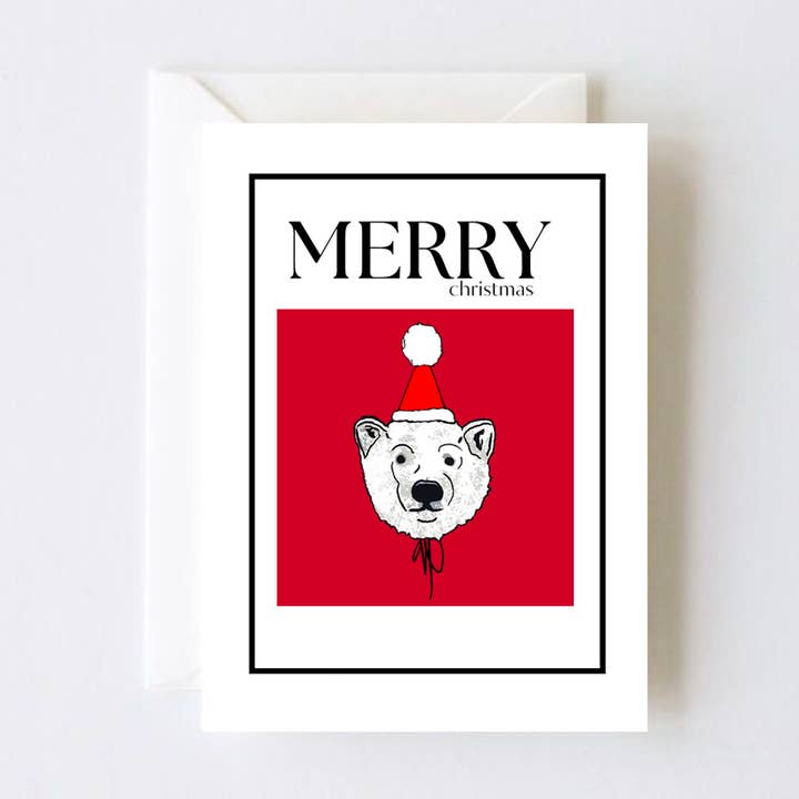 God Jul - Isbjörn Julkort för wholesale av STETCH