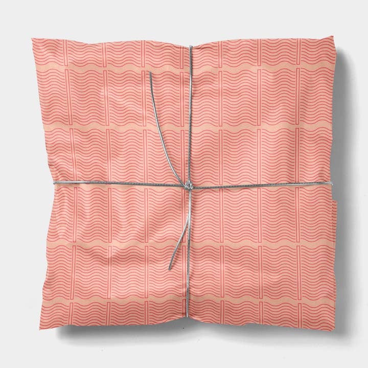 Emballage cadeau Coral Fine Line pour la vente par The Design Craft