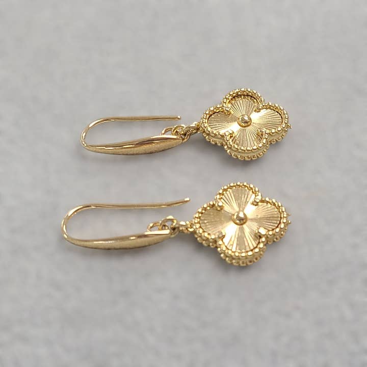 LPL Creations - Wholesale Dangle Earrings - Gold Flower Earrings1