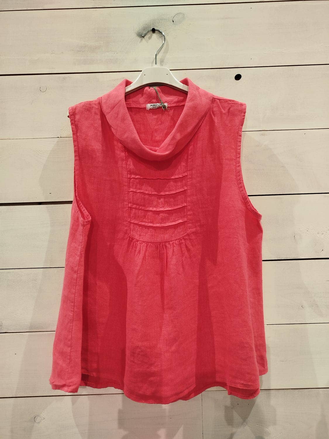 Linos y Textiles - Wholesale Blouse - Women's - REF-17683 100% linen blouse1