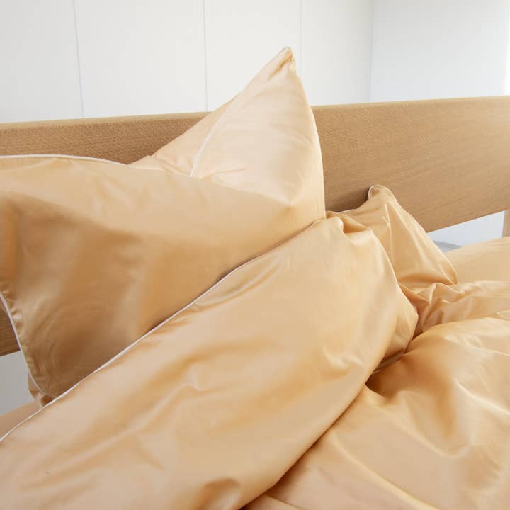 HOMEHAGEN - Wholesale Bedding Set - Cotton sateen Bedding set- Khaki2