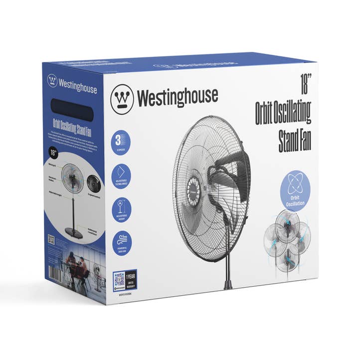 Westinghouse - Wholesale Electric Fan - Westinghouse 18-Inch Orbit Oscillating Stand Fan1