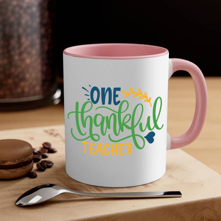 Mugs R Us - Vendita all'ingrosso Tazza - one thankful teacher Style 156#- Tazza da insegnante/tazza da caffè4