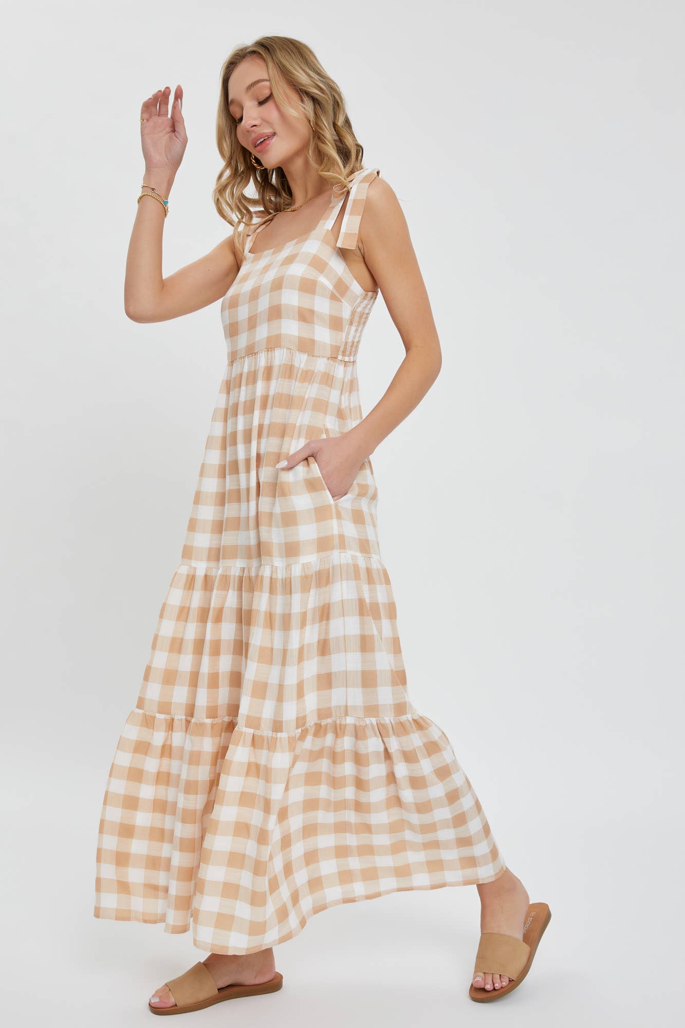 Sweet Lovely by Jen - Wholesale Dress - Women's - MAXI DRESS IN TIERED19