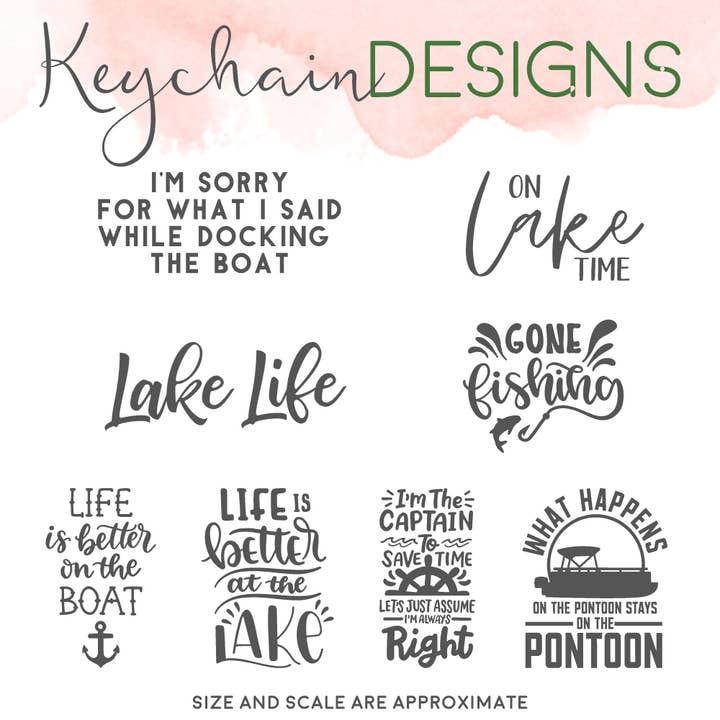 The Lillie Pad - Wholesale Keychain - Unisex - Floating Cork Keychain for Boating and Lake Life2