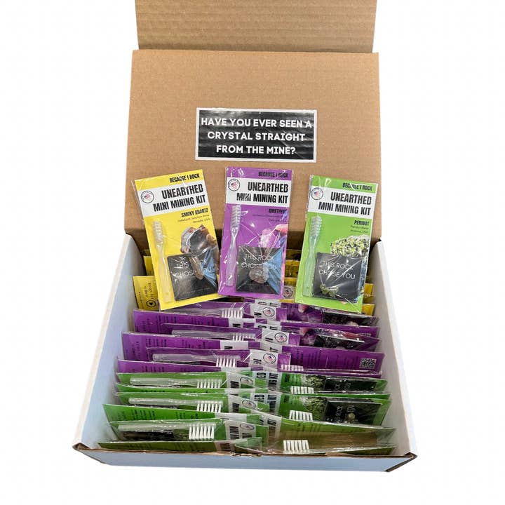 (2) Ultimate Variety Pack - UNEARTHED Crystal Mini Kits for wholesale by BECAUSE I ROCK