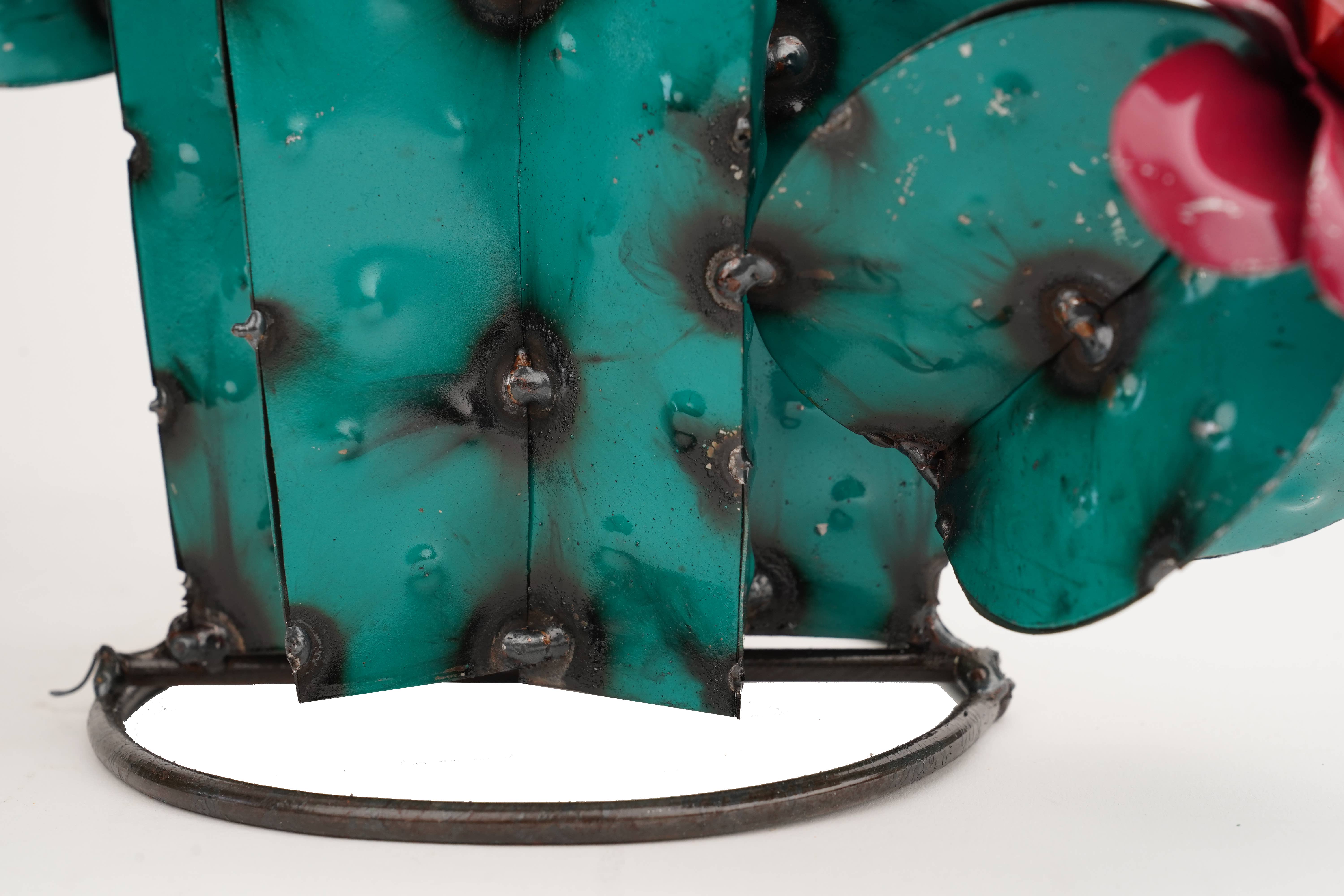 My Amigos Imports – Großhandel Gartendeko/-schmuck – Sahuaro Kaktus-Garten-Yard aus Metall, 15 x 8 x 16 cm, groß7