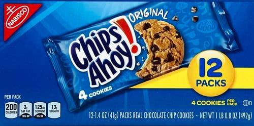 Horizon Top Market - Wholesale Cookie - Chips Ahoy! Original Chocolate Chip Cookies, 12 ct, 1.4 oz3