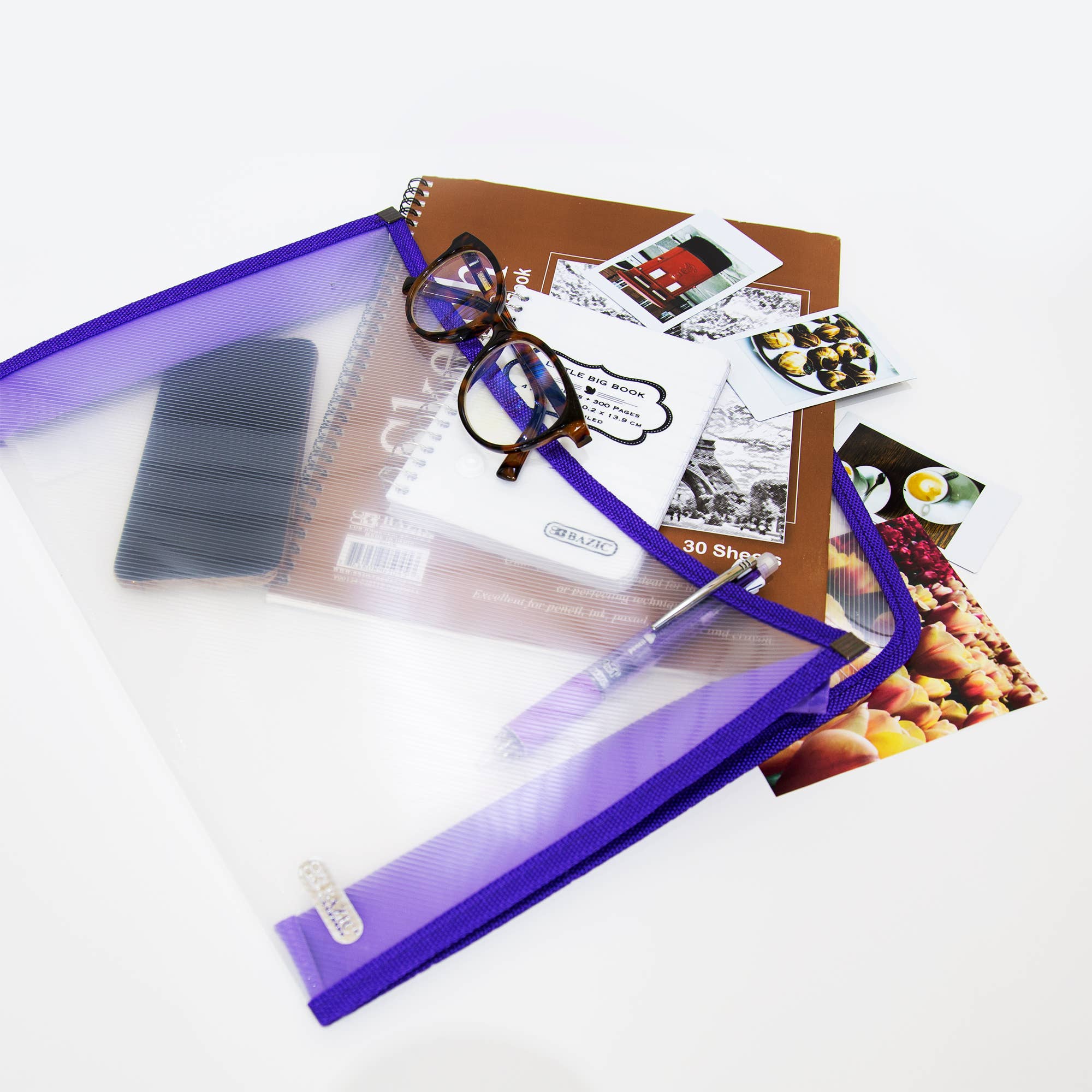 BAZIC Products - Wholesale Folders - Document Holder V-Flap Clear A4/Letter Size4