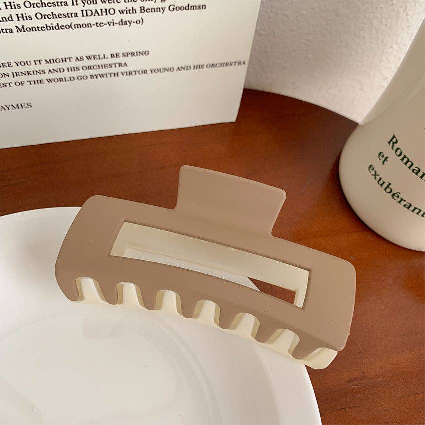 AK Brand – Großhandel Haarclip – Damen – Zweifarbige Jumbo-Acryl-Haarklammer0