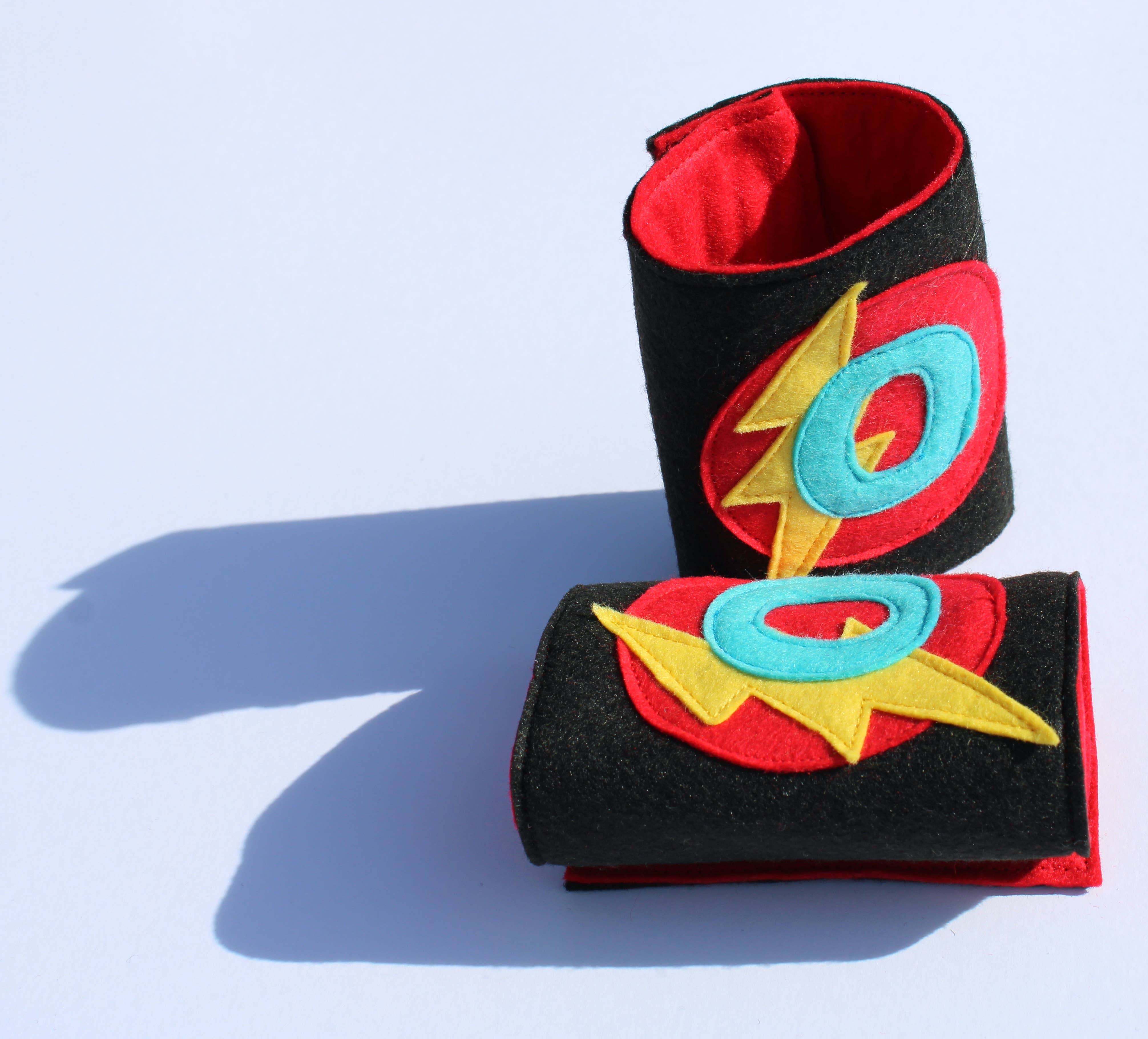 The Flat Of Kat - Wholesale Costume - Kids - Superhero Cuffs For Kids with initial3