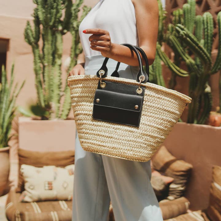 DOUM FOR WOMEN - Wholesale Beach Bag - STRAW BAG - HIND