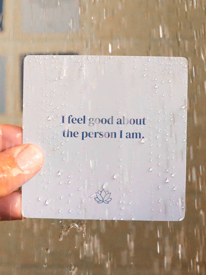 Shower Affirmation™ Display Cards - Sobriety for wholesale by JaxKelly