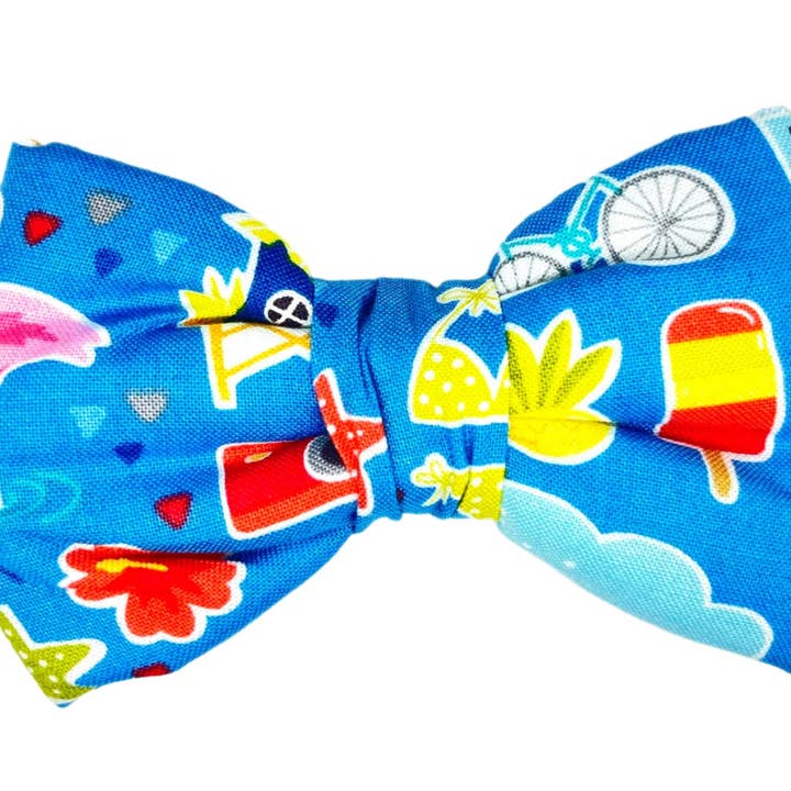 Beach Time - Dog Bowtie for wholesale by BlossomCo