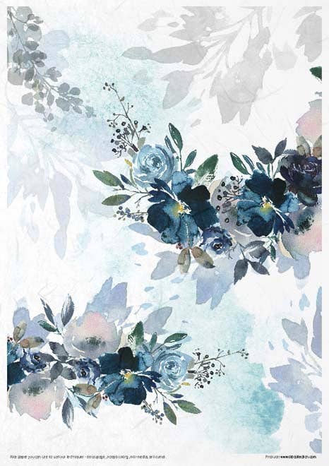 ITD Collection - Vente Matériels de bricolage - RP004 - Ensemble Créatif en Papier de Riz - 11 pièces x A4 / 8,27x11,7 pouces2