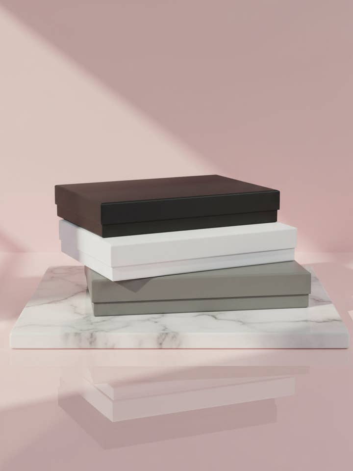 Pack Of 6 Oblong Jewellery Gift Box Packaging for wholesale by Arya Jewellery Wholesale