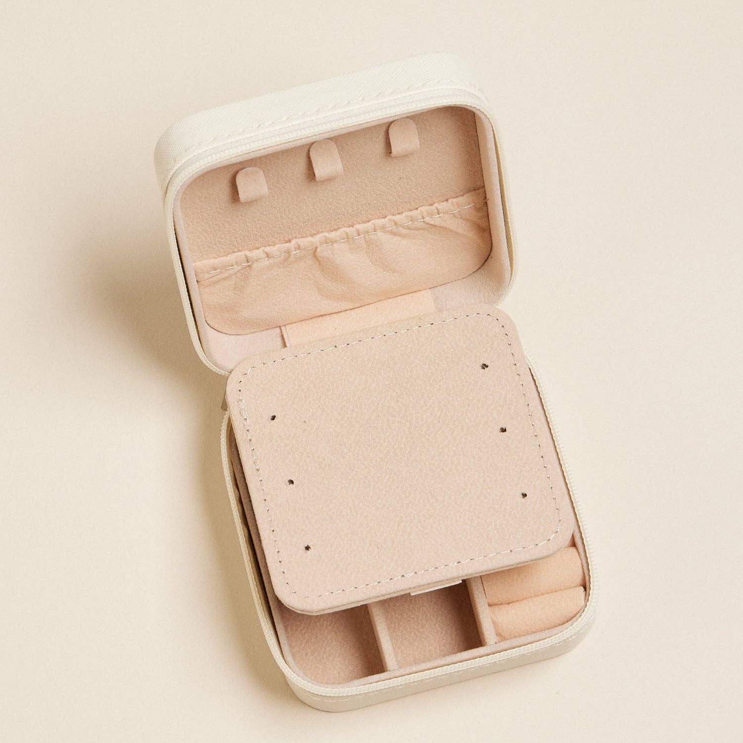 Blue Flower Pattern Jewelry Box -Travel Size for wholesale on Faire2