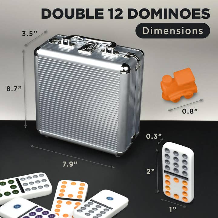 Queensell - Wholesale Board Game - Mexican Train Domino Game3