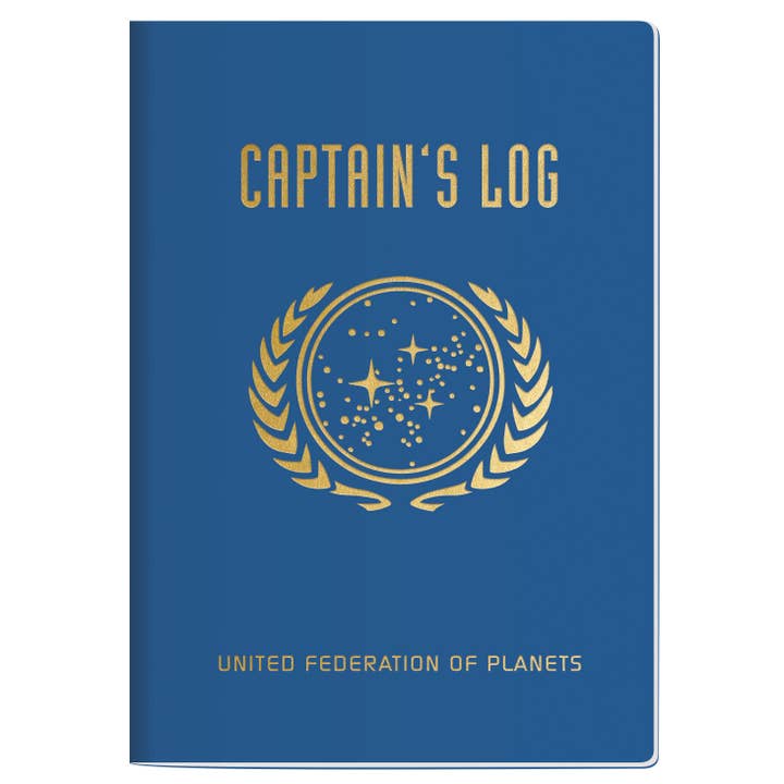 Unemployed Philosophers Guild - Wholesale Notebook - Full-Size Captain's Log Star Trek Notebook