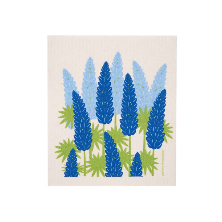Swedish Dishcloth - Lupine for wholesale by Cose Nuove