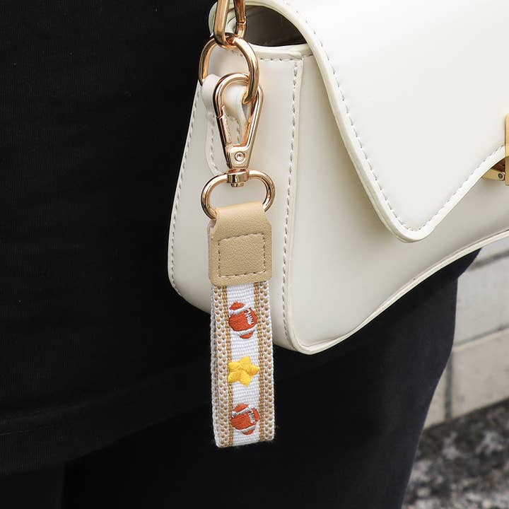 MKS America - Wholesale Keychain - Women's - Ball & Butterfly Theme Embroidered Keychain10