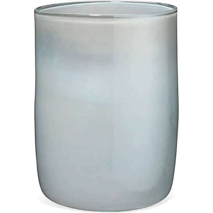 LOOMLAN - Wholesale Vase - Light Blue Glass Vapor Vase 11"