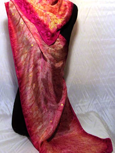 Rouge Rush for wholesale by Manna Silks