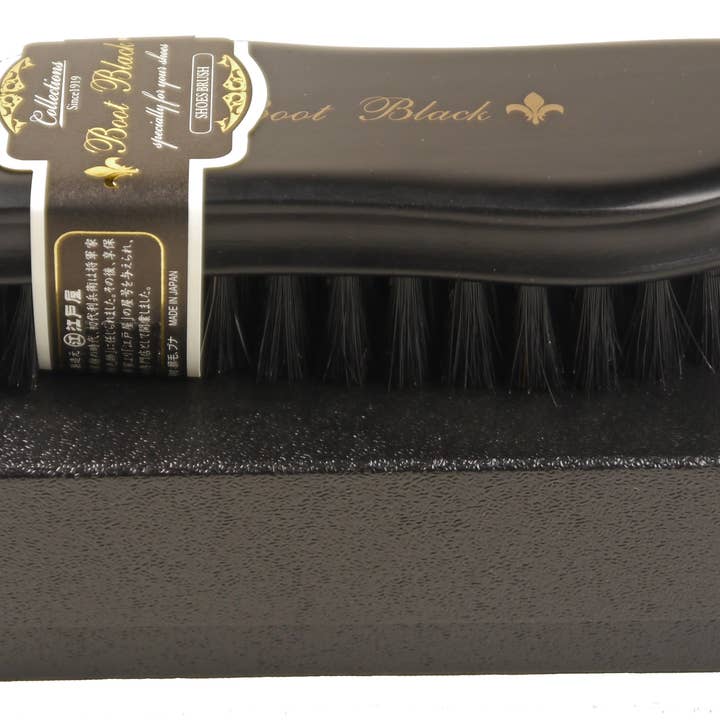 Boot Black USA - Wholesale Shoe Horn - Unisex - Pig Bristles Polishing Brush - Edoya Hand Made5