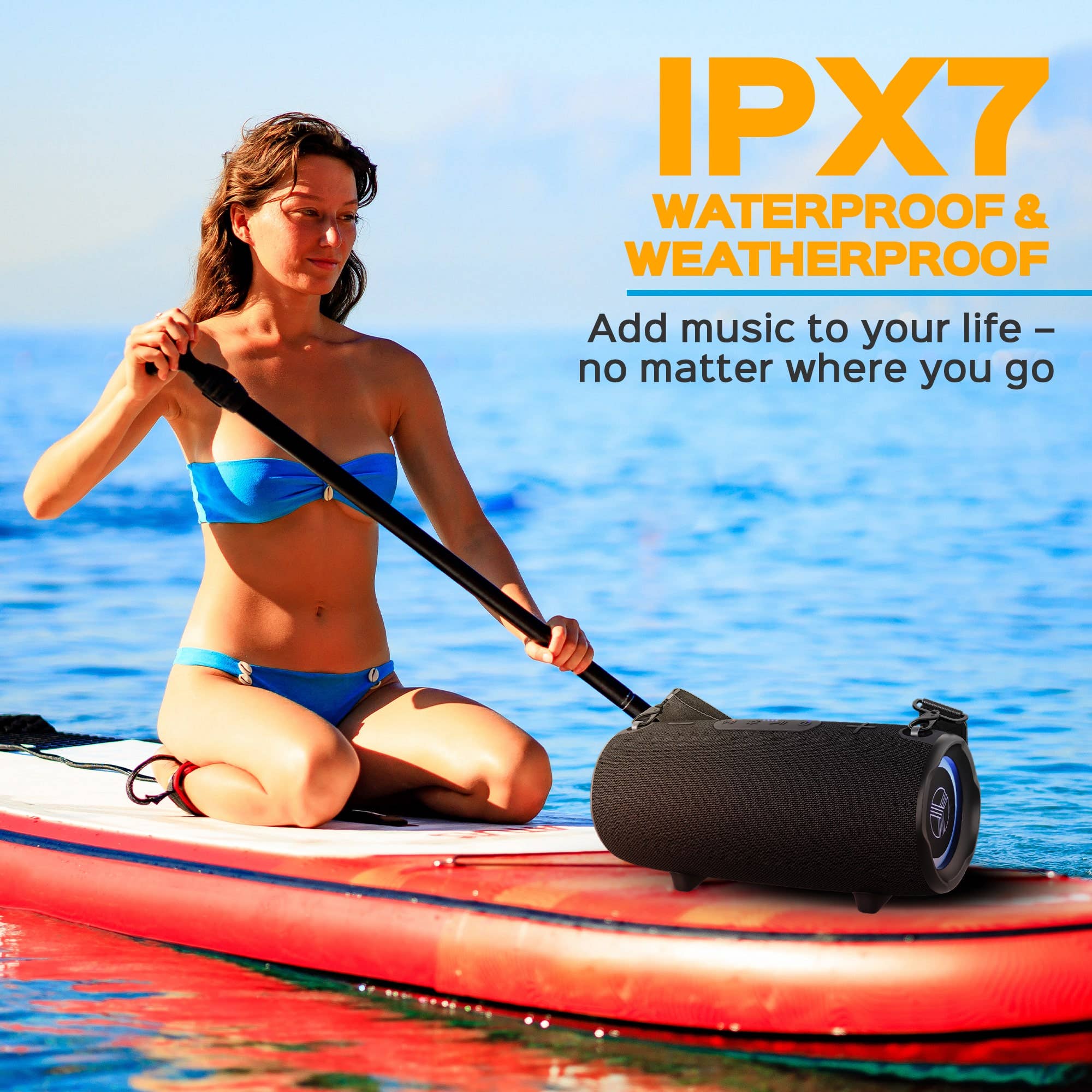 Productech – Großhandel Lautsprecher – TREBLAB HD-Max — Großer Bluetooth-Lautsprecher, laut 60 W, 20 H9