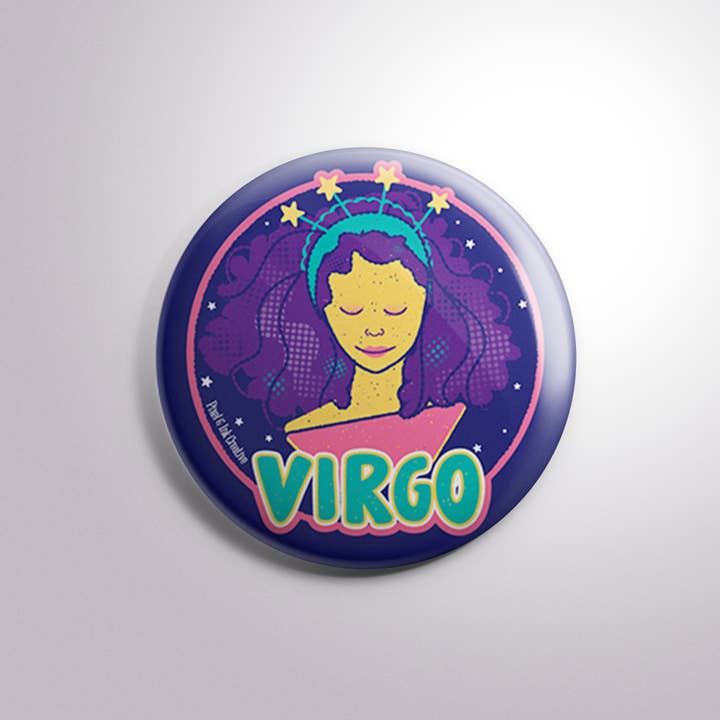 Pixel & Ink Creative - Wholesale Lapel Pin/Button - Zodiac 1.5" Buttons5