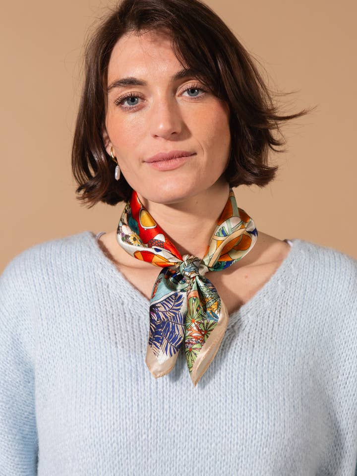 Small Silk Scarf - 105 for wholesale by Tilley & Grace