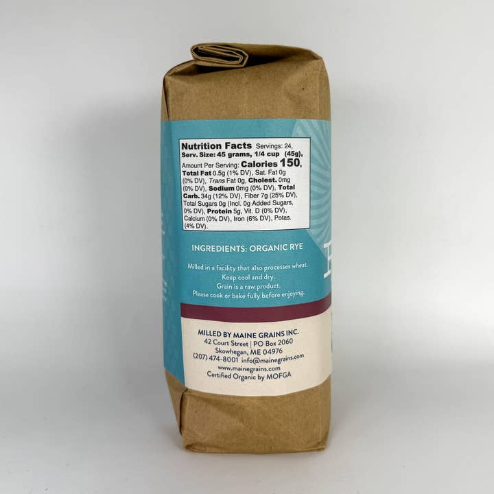 Maine Grains - Wholesale Whole Grains - Organic Rye Berries / 6x2.4#