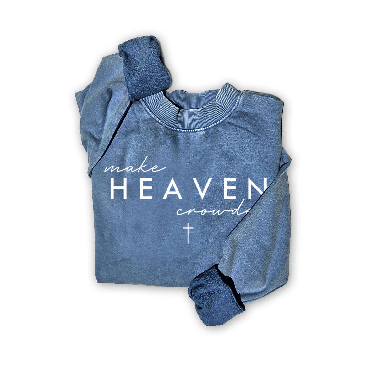 HRTandLUV - Wholesale Sweatshirt - Women's - MAKE HEAVEN MINERAL GRAPHIC SWEATWHIRTS0
