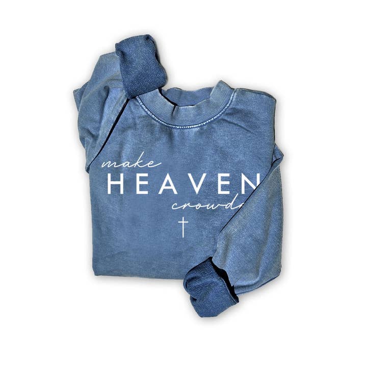 HRTandLUV - Wholesale Sweatshirt - Women's - MAKE HEAVEN MINERAL GRAPHIC SWEATWHIRTS