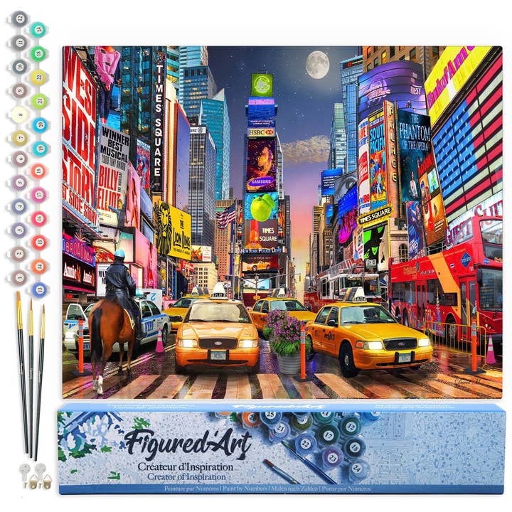 Paint by numbers Night in Timesquare and other Purchase Wholesale diventare action figure. Free Returns & Net 60 Terms on Faire trending on Faire.