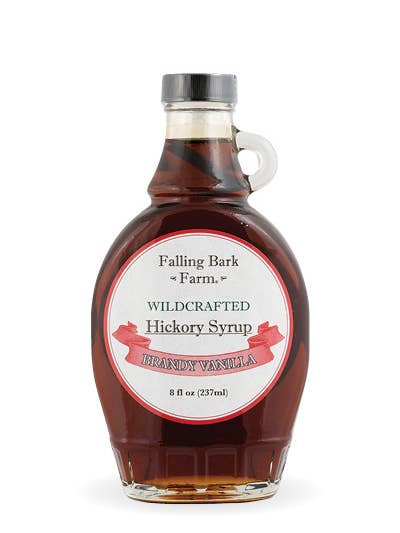 Brandy/vanilla Hickory Syrup - 8 Oz for wholesale by FALLING BARK FARM