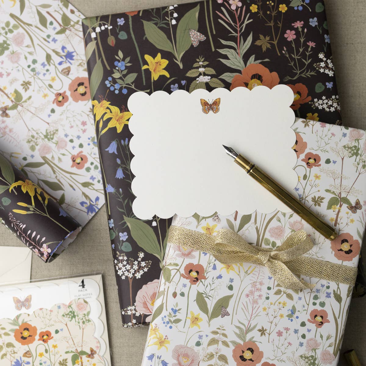 Botanica Paper Co. - Wholesale Stationery/Notecard Set - WILD FLOWERS Notecards | Set of 41